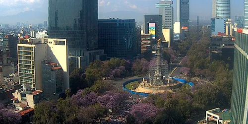 Monument to Independence webcam - Mexico City