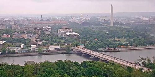 Theodore Roosevelt Bridge, Washington Monument webcam - Washington