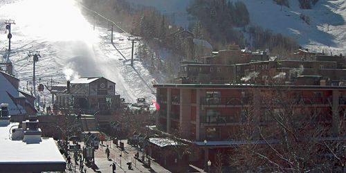 Domaine skiable de montagne webcam - Aspen