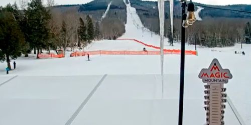 Área de esquí de la montaña mágica Webcam