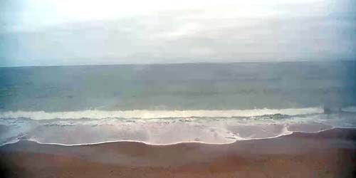 Atlantic Ocean from sandy beach webcam - Melbourne