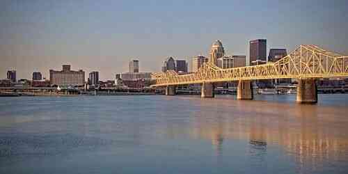 LIVE: Ohio River View from Jeffersonville - Louisville