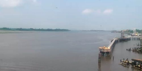 Old Fort Jackson - panoramic view webcam - Savannah
