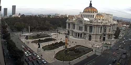 Palace of Fine Arts webcam - Mexico City
