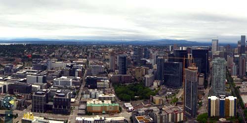 Space Needle Tower Panorama webcam - Seattle