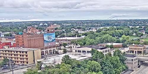 Panorama from above webcam - Milwaukee