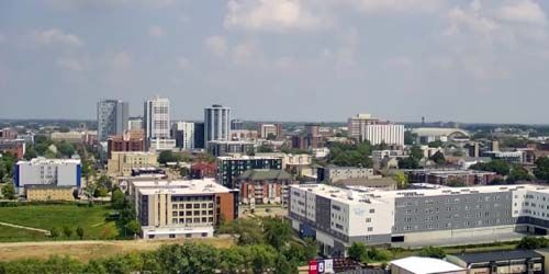 Vista panorámica de la ciudad. webcam - Champaign