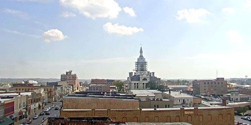 USA Des Moines Panorama from above live cam