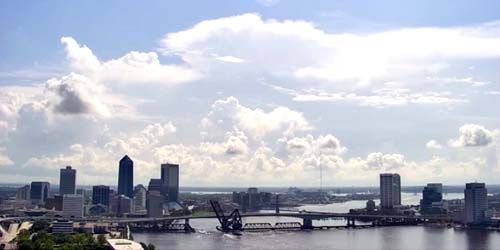 Jacksonville Panorama from above webcam - Jacksonville