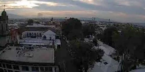 Panorama from above, Morelos Square webcam - Uruapan