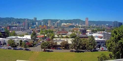 Panorama from above webcam - Portland