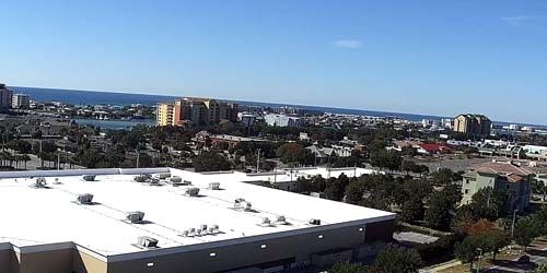 Panorama of the city from above webcam - Destin