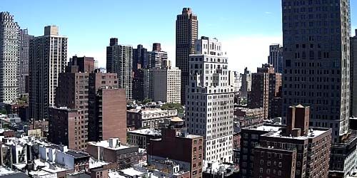 New York Panorama from above webcam - New York
