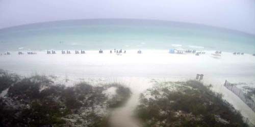 Panorama of beaches on the bay webcam - Pensacola