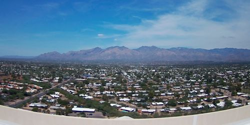 Panorama from above webcam - Tucson