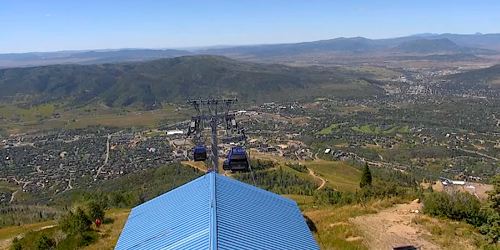Panorama from the mountain webcam - Steamboat Springs