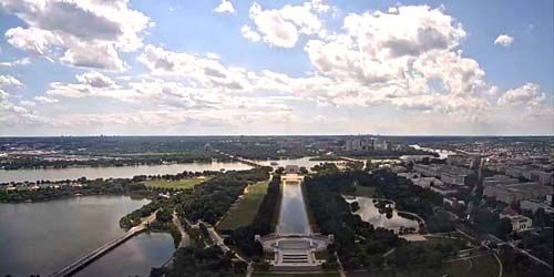 Lincoln Memorial Reflecting Pool, West Potomac Park webcam - Washington