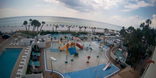 Water park on the coast of the Gulf of Mexico Webcam