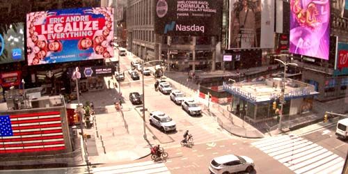 US Army Recruiting Office, NY Police Dept 7th Ave webcam - New York
