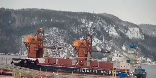 Port-Alfred, port de croisière de La Baie webcam - Saguenay
