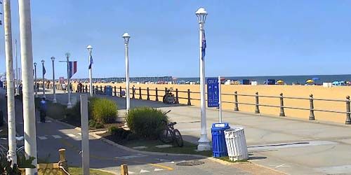 Paseo marítimo con peatones webcam - Virginia Beach