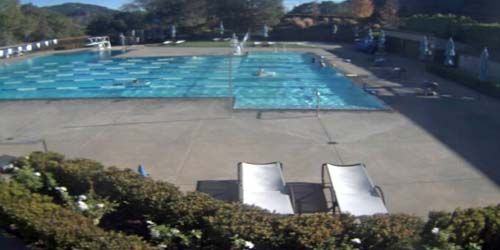 Swimming pool at Rafael Racquet Club webcam - San Francisco