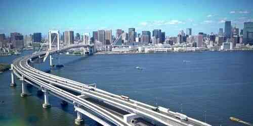 LIVE: Rainbow Bridge Panorama - Tokyo