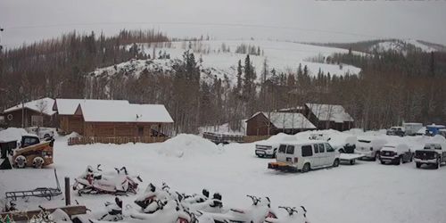 Snowmobile and ATV rentals at Albany Lodge webcam - Laramie