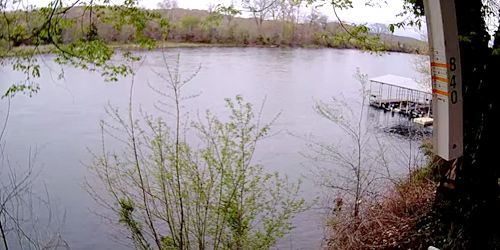 His Place Resort, vue sur la rivière Blanche webcam - Gassville