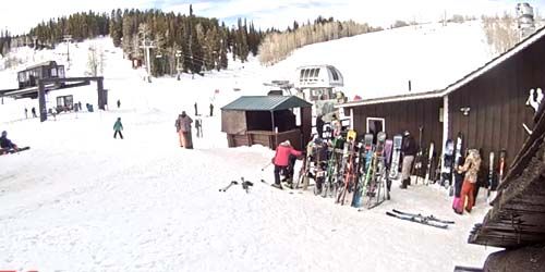 Station de ski de montagne de Pomerelle Webcam