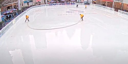 Pista de hielo en Bryant Park webcam - New York