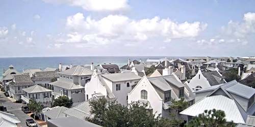 Residential buildings on the Rosemary Beach Webcam