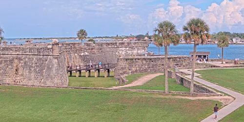 San Marcos castle in St. Augustine webcam - Jacksonville