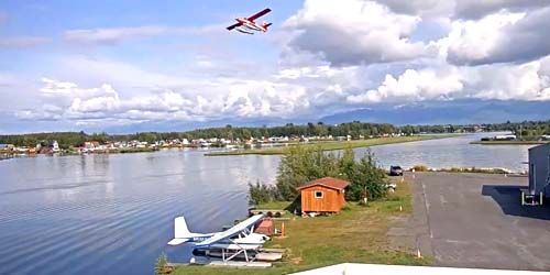 Base de hidroaviones de Lake Hood webcam - Anchorage