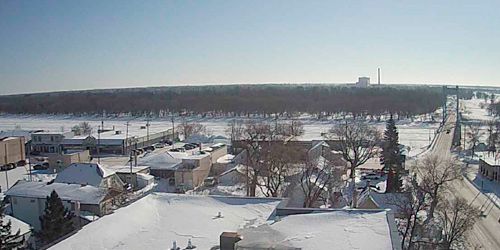 Panorama of the outskirts of the suburb of Selkirk webcam - Winnipeg
