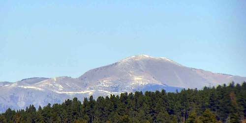 Sierra Blanca Peak webcam - Cloudcroft