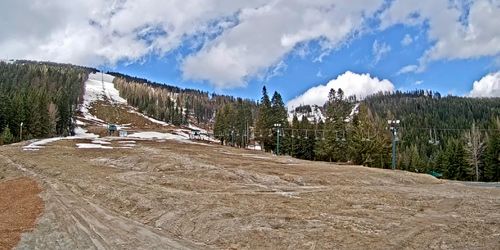 Ski slope at Mt. Spokane Ski & Snowboard Park webcam - Spokane