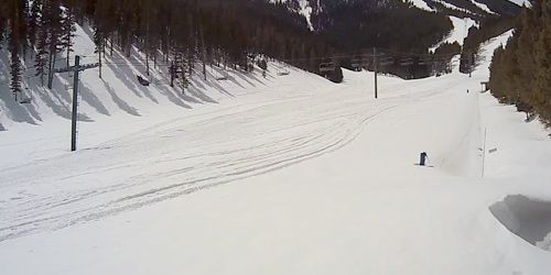 Ski slope at Red Lodge Mountain Resort webcam - Red Lodge