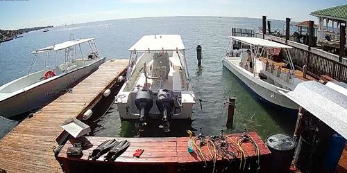 Pier with speedboats Webcam