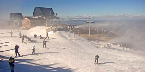 Top station of Beech Mountain Ski Resort Webcam