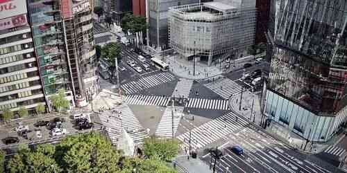 LIVE: Sukiyabashi Crossing - Tokyo