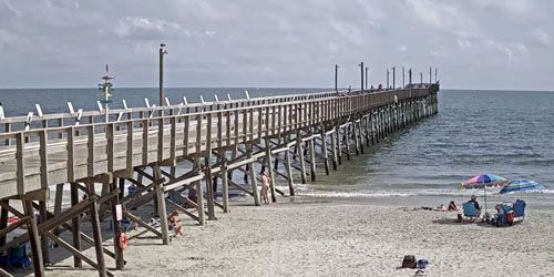 Muelle de pesca de Sunset Beach webcam - Wilmington