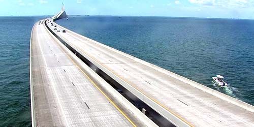 Puente Sunshine Skyway webcam - Tampa