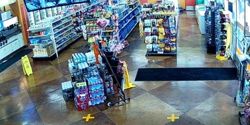 Supermarché alimentaire webcam - Fresno