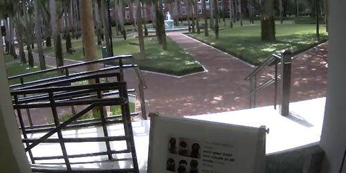 University territory, view from the library Webcam