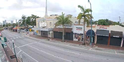 USA Miami Tower Theatre, traffic on Tamiami Trail live webcam
