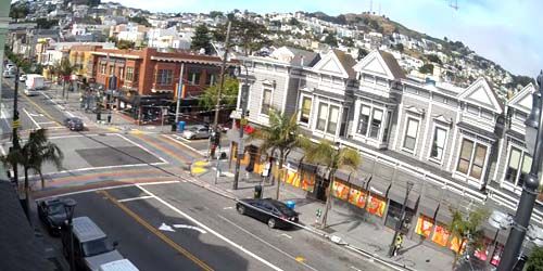 Castro Street, vista de los picos gemelos webcam - San Francisco