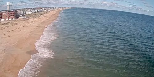 Vacanciers sur la plage webcam - Salisbury Beach
