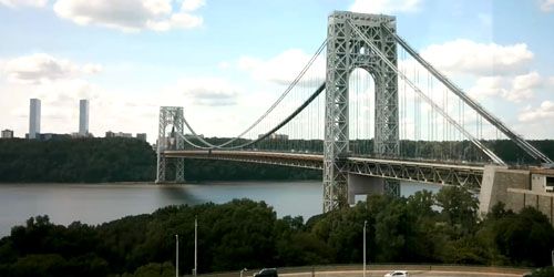 George Washington Bridge from Fort Washington Park webcam - New York