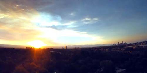 Hermosas puestas de sol, vista oeste webcam - Denver